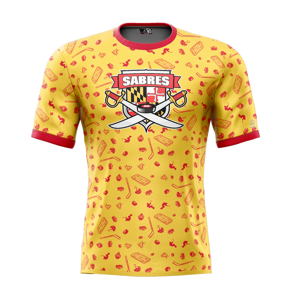 SOMD Sabres Youth Sublimated Pattern Tee