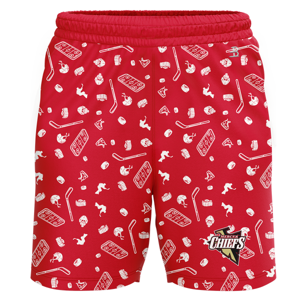 Mercer Tier 1 2013 and Younger Adult Sublimated Pattern Shorts