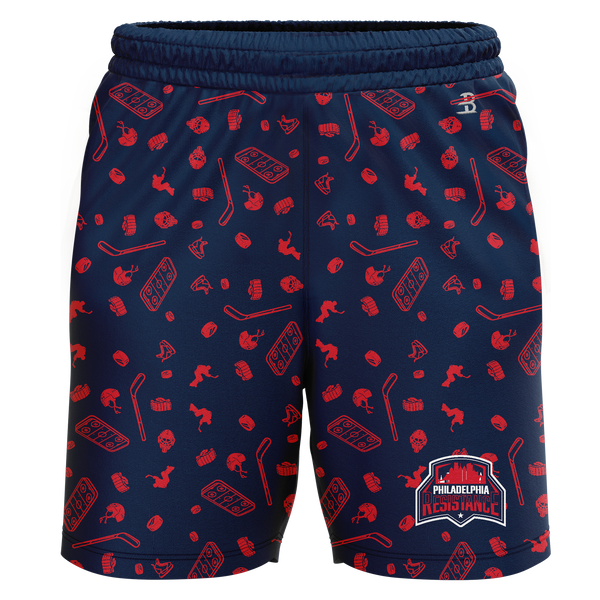 Philadelphia Resistance Adult Sublimated Pattern Shorts