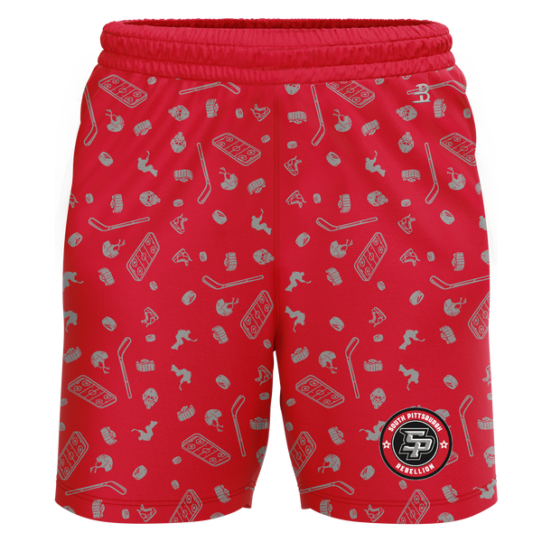 South Pittsburgh Rebellion Mites Youth Sublimated Pattern Shorts