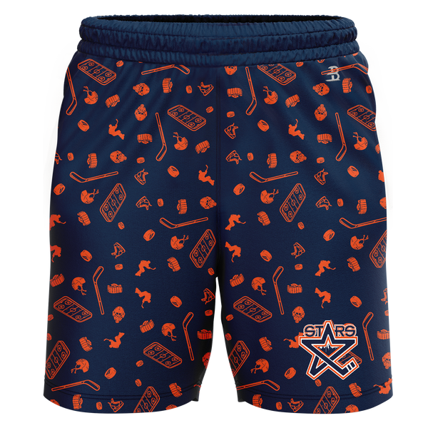 NY Stars Youth Sublimated Pattern Shorts