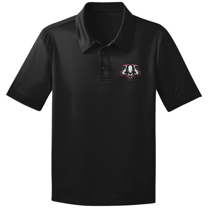 Scary Badgers Youth Silk Touch Performance Polo