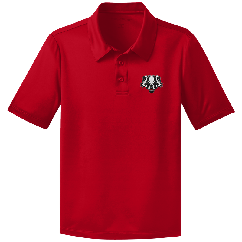 Scary Badgers Youth Silk Touch Performance Polo