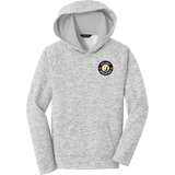 Upland Athletics Youth PosiCharge Electric Heather Fleece Hooded Pullover