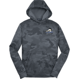 Mid-State Mustangs Youth Sport-Wick CamoHex Fleece Hooded Pullover