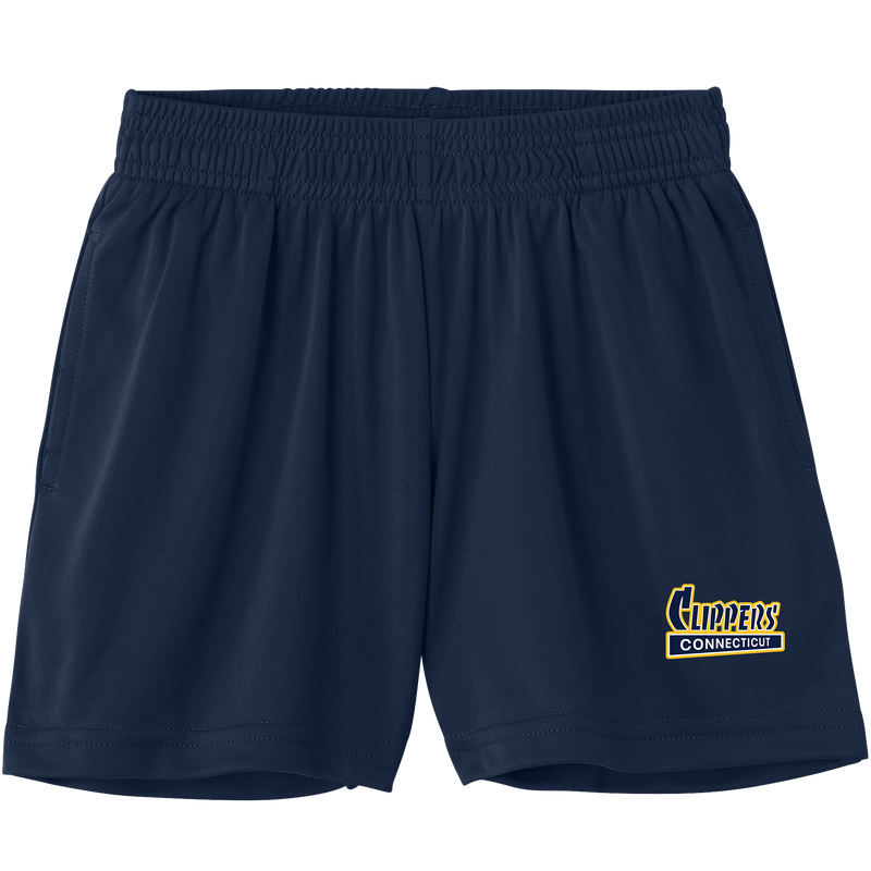 CT Clippers Youth PosiCharge Competitor 5 Inch Pocketed Short