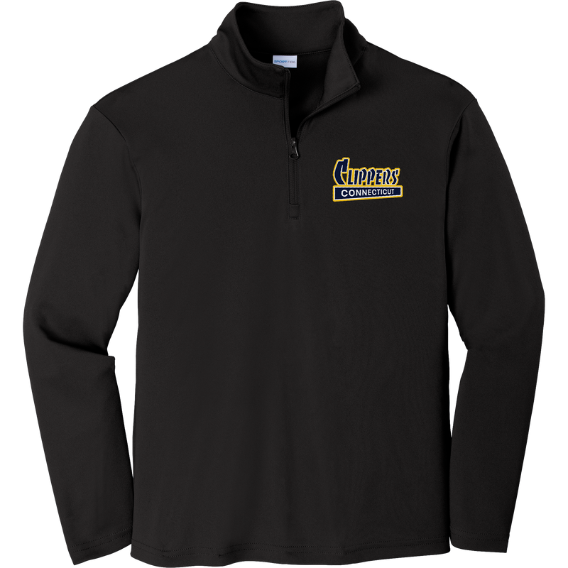 CT Clippers Youth PosiCharge Competitor 1/4-Zip Pullover