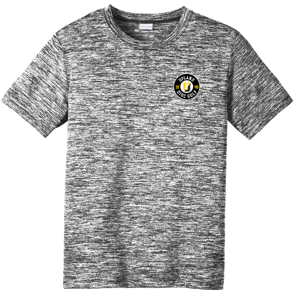 Upland Disc Golf Youth PosiCharge Electric Heather Tee