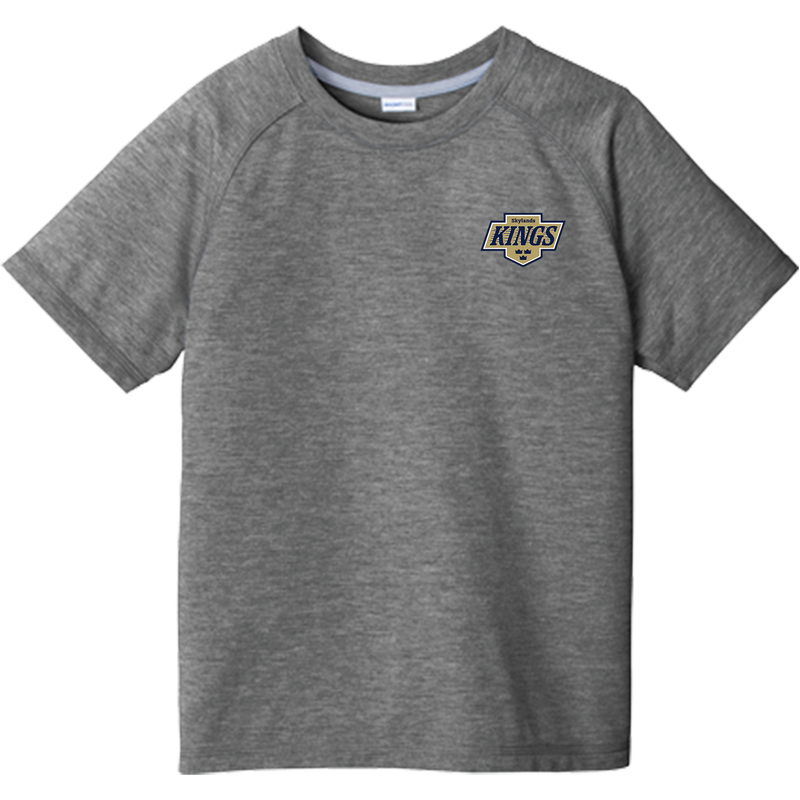 Skylands Kings Youth PosiCharge Tri-Blend Wicking Raglan Tee