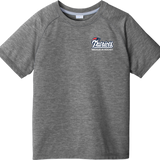 Secaucus Patriots Youth PosiCharge  Tri-Blend Wicking Raglan Tee