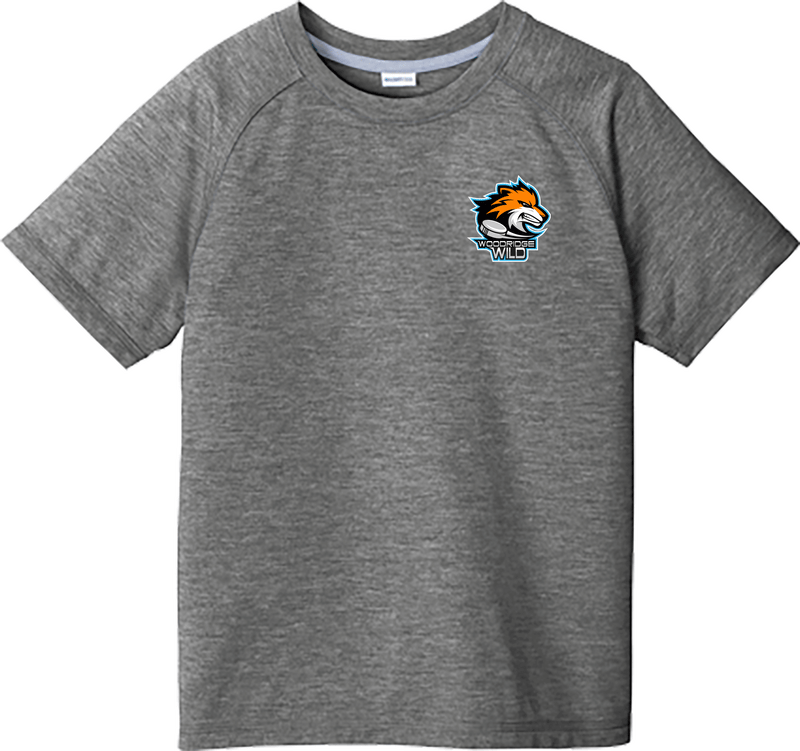 Woodridge Wild Youth PosiCharge  Tri-Blend Wicking Raglan Tee