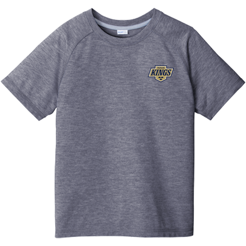 Skylands Kings Youth PosiCharge Tri-Blend Wicking Raglan Tee