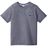 NYC Hockey Club Youth PosiCharge Tri-Blend Wicking Raglan Tee