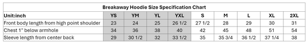 SPF Lacrosse Breakaway Adult Twill Applique Hoodie
