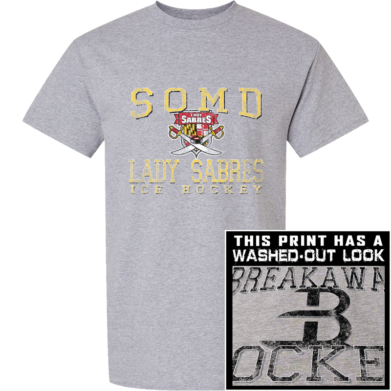 SOMD Lady Sabres Youth Short Sleeve T-Shirt